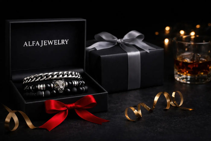 Luxury bracelet gift ideas for him and her by AlfaJewelry