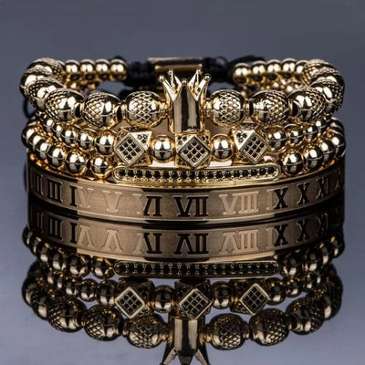 King Deluxe Bracelet Set - Gold