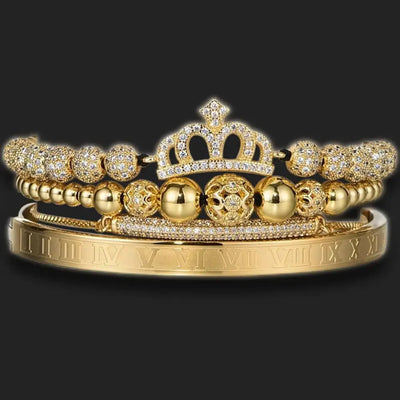 Queen Premium Bracelet Set - Guld