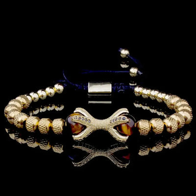 Roman Dragon Bracelet Set – Multicolore Lot de 5