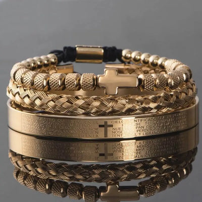 Spanish Statement Bracelet Set - Oro